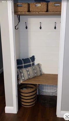 the entryway is clean and ready to be used as a storage area for your home