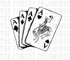 three playing cards with the skeleton on top and one in the middle, each holding a card