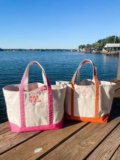 Embroidered Monogram Canvas Tote - Etsy Preppy Beach Bag, Rush Bag, Beach Bag Aesthetic, Initial Tote Bag, Shadow Monogram, Boat And Tote, Sac Vanessa Bruno, Custom Beach Bags, Personalized Canvas Tote