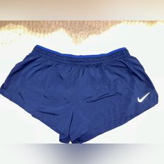 Nike Shorts Navy Blue Never Worn Send Offers Nike Blue Workout Bottoms, Nike Workout Bottoms In Blue, Nike Blue Bottoms With Elastic Waistband, Sporty Blue Short Pants, Nike Stretch Blue Bottoms, Nike Blue Stretch Bottoms, Blue Nike Athletic Shorts With Elastic Waistband, Nike Blue, Shorts Athletic