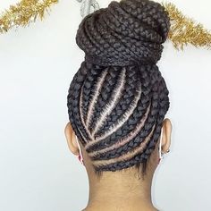 Cornrow Updo On Natural Hair, Mommy Hair, 2022 Hairstyles