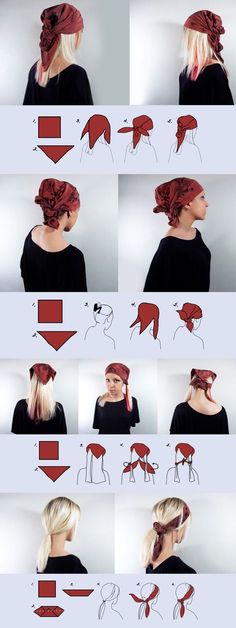 Tie A Scarf, Head Scarf Styles, How To Wear A Scarf, Peinados Fáciles Para Cabello Corto, Bandana Hairstyles, Pirate Costume, How To Wear Scarves, Diy Costumes, Hair Dos