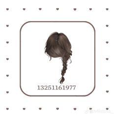 Id Brookhaven Hair, Brown Hair Id, Roblox Hair, Pelo Cafe, Blow Hair, Emo Fits, Sleep Hairstyles