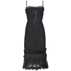 Dolce & Gabbana black eyelet lace underwire bustier dress with adjustable straps and clasp in the back. Satin ribbon bow at top and lace & eyelet hem. In excellent condition. Size EU 42. MEASUREMENTS: Bust - 30" Waist - 26" Hip - 37" Bodice Length - 7" without straps Skirt length - 30" Runway Fashion Couture Dolce & Gabbana, Lace Bustier Dress, Eyelet Lace Dress, Flounce Hem Dress, Red Corset, Ribbon Dress, Girls Couture, Satin Ribbon Bow, Leopard Print Skirt