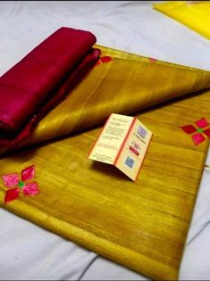 Item... Ghicha tusar silk saree Embroidary work Contrast 1 mtr bp Silkmark certified Saree length 5.5 mtr Dry wash Designer Embroidered Chanderi Traditional Wear, Designer Tussar Silk Gold Saree, Designer Tissue Silk Dupatta Traditional Drape, Designer Saree With Resham Embroidery, Designer Tissue Silk Dupatta In Traditional Drape, Diwali Tussar Silk Saree With Resham Embroidery, Festival Tussar Silk Saree With Resham Embroidery, Tussar Silk Saree With Resham Embroidery For Diwali, Gold Embroidered Banarasi Silk Saree