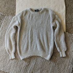 Nwot. Tag Fell Off. Never Been Worn Outfit Inspo Casual, Cable Knit Sweater, Grey Sweater, Colorful Sweaters, Cable Knit, Knit Sweater, Scoop Neck, Sweaters For Women, Cable