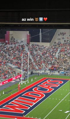 a football stadium filled with lots of people