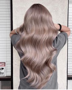 Tea Hair Color, Milk Tea Hair Color, Beige Hair Color, Beige Hair, Korean Hair Color, Ash Hair, Wine Hair, Ash Hair Color, Hair Milk