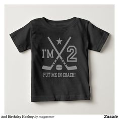 a t - shirt that says i'm 2 and has two crossed baseball bats on it