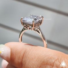 This Engagement Rings item by Sparkxdiamond has 11 favorites from Etsy shoppers. Ships from India. Listed on Sep 27, 2023 Emerald Cut Engagement Rings, Antique Promise Rings, Wedding Ring Unique, Vintage Style Engagement Rings, Moissanite Wedding Ring, Emerald Cut Moissanite, Promise Ring Gift, Forever One Moissanite, For Her