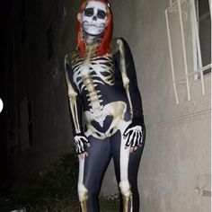 Halloween Sale -Sexy Skeleton Bodysuit Welcome to the Halloween World! If you are looking for your Halloween costume, you will find it here! Surprise your friends with this skull bodysuit. This is something for your inner spirit animal, which is just waiting to be seen. The badass full bodysuit is a perfect embodiment of your original taste in clothing, as it hugs your curves makes a total statement piece. It has a flattering form-fitting construction and an invisible back zip closure - nothing Gothic Bodysuit For Halloween Costume Party, Gothic Black Bodysuit For Halloween, Black Gothic Bodysuit For Halloween, Fitted Bodysuit For Halloween Costume, Skeleton Bodysuit, Halloween Costume Women, Full Bodysuit, Halloween Bodysuit, Women Skeleton