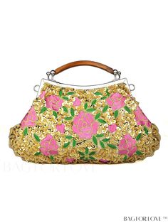 BagForLove - Elegant Embroidered Flower Beaded Clutch with Snap Closure - Exquisite and Sophisticated Product Description Color Gold Bag Size Medium Pattern Type Plain Type Novelty Bag Material Polyester Composition 50% Viscose Size Chart INCH CM Bag Height Bag Length Bag Width Handle Height Strap Length 7.9 inch 12 inch 1.2 inch 2 inch 47.2 inch Bag Height Bag Length Bag Width Handle Height Strap Length 20 cm 30.5 cm 3 cm 5 cm 120 cm Details Pictures Similar Products h2 { text-align: center; } /* æ¢è¡ */ li{ white-space: normal; word-break: break-all; word-wrap: break-word; } .red-box { width: 100%; display: flex; flex-direction: row; flex-wrap: wrap; justify-content: center; } .red-box > div { width: 190px; height: 250px; margin: 10px; } .red-box > div > a > img { width: 190px; height: Summer Wedding Embellished Bag, Embellished Wedding Bags For Summer, Summer Wedding Embellished Bags, Spring Party Bag With Floral Embroidery, Spring Party Bags With Floral Embroidery, Elegant Party Bag With Floral Print, Embroidery Clutch, Wedding Gift For Mom, Hot Pink Bag