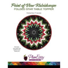 the cover of point of view radiascope folded star table topper