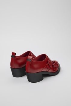 Formal Shoes, Red Leather, Summer Collection, Leather Shoes, Leather Women, Twins