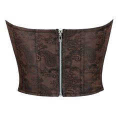 This Dress is fashionable for every occasion. the dress is made-to-order by professional tailors. You can choose from 50 colors, Regular sizes 2 to 16 and plus sizes 14w to 26W. Custom size is also available. Brown Overbust Corset For Party, Fitted Brown Corset Dress, Brown Fitted Corset Dress, Elegant Brown Corset, Gothic Floral, Womens Active Wear Outfits, Delicate Embroidery, Overbust Corset, Saddle Brown