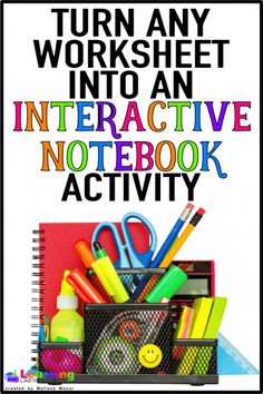 an interactive notebook activity for kids to learn how to use it and what to do with them