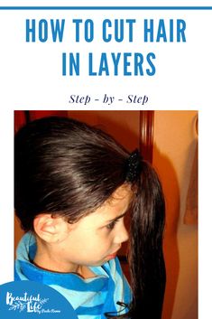 How to Cut Hair in Layers Step by Step! So easy, you can do it in just 5 minutes! | How to cut hair at home  | ponytail haircut | easy haircuts | ponytail haircut method | How to unicorn cut hair | ponytail haircut DIY #haircut Haircuts At Home For Women, Easy At Home Haircut, Easy At Home Haircuts For Women, Haircut Ponytail Method, Haircuts Ponytail, Diy Haircut Layers, Haircut Ponytail, Easy Haircuts, Ponytail Haircut