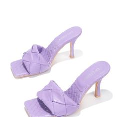 Lavender Robbin Wave It Mules .Faux Leather .Height Approx: 3.75" Slip-On Entry Lightly Padded Insole Squared Toe Capes For Women, Mule Clogs, Color Purple, Shoes Women Heels, Cape, Shoes Heels, Lavender, Faux Leather, Slip On