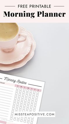 How to plan your morning routine and organize it effectively? Download this free morning routine printable PDF to have a productive morning! Also, this morning routine planner checklist for kids or adults is perfectly editable. Morning Routine Template