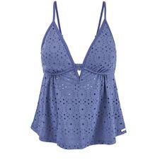 This Bailee tankini swimsuit is perfect for a day out at the beach! The top features a medallion crochet pattern design with triangle cups and adjustable back straps. The matching hipster bottoms have a cheeky cut. Crochet Tankini, Strap Swimwear, Adore Me, Bleached Denim, Swimwear Tankini, Tankini Set, Tankini Swimsuits, Tankini Top, Swimsuit Tops