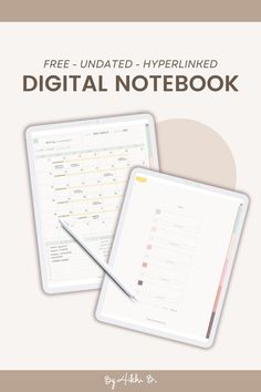 Free Digital Notebook | Undated Digital Planner | 5-Subject Notebook for Study Free Digital Notebook, Exam Planner, Free Planner Templates, Weekly Planner Free Printable, Study Planner Printable, Student Planner Printable, Weekly Planner Free, Planner Writing, Free Notebook