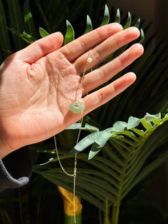 Cloud — Green jade pendant necklace | seree Jade Pendant Necklace, Cloud Shapes, Nephrite Jade, Chain Gold, Green Necklace, Jade Pendant, Green Jade, Jade Green, Light Green