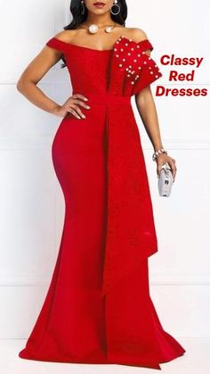 Worship Dress, Long Mermaid Dress, Off Shoulder Long Dress, Look Rose, Evening Dresses With Sleeves, Dress Sleeve Styles, New Years Eve Dresses, Dress Women Elegant