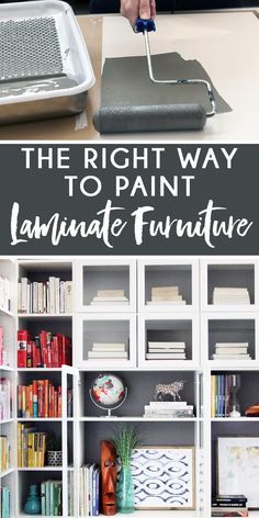 the right way to paint laminate furniture