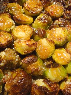 the brussel sprouts are ready to be cooked on the stove top