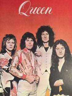 an album cover with the band queen on it