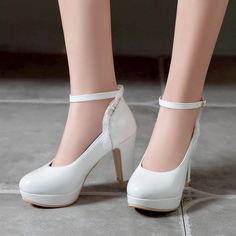 Gender: For Women Style: Fashion,KoreanOccasion: Casual,Party/Club,Office/Career,DressHeel Height: 8cmPlatform Height: 2.5cmSeason: Spring,Summer,Fall/Autumn,WinterPackage Contents: 1 x Shoes (Pair)Size Guide:28 = foot length 18.5-19cm 29 = foot length 19-19.5cm 30 = foot length 19.5-20cm 31 = foot length 20-20.5cm 32 = foot length 20.5-21cm33 = foot length 21-21.5cm34 = foot length 21.5-22cm (Foot width=8-8.5cm)35 = foot length 22-22.5cm (Foot width=8.5cm)36 = foot length 22.5-23cm (Foot width= Heels Platform Pumps, Strap High Heels, Wedge Wedding Shoes, Club Office, Wedding Shoes Flats, Ankle Strap High Heels, Heels Platform, Ankle Strap Wedges, Pink Pumps