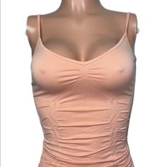 Sexy Pink, Solid, Sleeveless, Non-Adjustable Straps V-Neckline, Gathered Front Detail, Ribbed Back, Unlined, Super Stretchy, Fitted, Basic, Casual, Cami, Comfy, Undergarment Piece, Lounge, Activewear, Sportswear, Nylon/Spandex Comes In S/M & M/L Yoga & Work Out Tank Top Stretch V-neck Bra With Adjustable Straps, Flirty Spaghetti Strap Tank Top With Built-in Bra, Stretch Low-cut Bra Friendly Tank Top, Stretch Low-cut Bra-friendly Tank Top, Trendy Low-cut Tank Top With Built-in Bra, Flirty Tank Top With Spaghetti Straps And Built-in Bra, Stretch Pink Tank Top With Medium Bust Support, Pink Stretch Tank Top With Medium Bust Support, Low-cut Tank Top With Built-in Bra