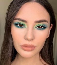 Makeup Verde, Makeup Ojos, Green Makeup, Pinterest Makeup