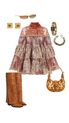 Vestidos Country, Morgan Wallen Concert Outfit, Morgan Wallen Concert, Country Concert Outfit Ideas, Cowgirl Ankle Boots, Country Concert Outfits, Dorothy Dandridge, Bota Country, Concert Outfit Ideas