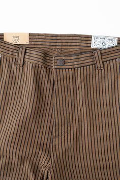 Ortega Pant Herringbone Dobby - Brown | James Dant Mens Corduroy Pants, Big Pant, Mens Inspo, Corduroy Pants Men, Fitting Pants, Style Pant, Men's Bottoms, 30s Fashion, Stripe Outfits