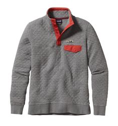 Diamond-quilted, heritage-inspired version of our classic Snap-T® Pullover, made of a soft organic cotton/polyester blend for everyday layering warmth. Patagonia Snap T, Womens Outdoor Clothing, Patagonia Women, Built To Last, Outdoor Clothing, Patagonia Womens, Cotton Quilts, Outdoor Outfit, Women Pullover