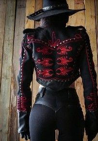 Spiked Leather Jacket, Heavy Metal Fashion, Rodeo Outfits, Crazy Outfits, Western Girl, Rock Outfits, Made From Scratch, Fashion Inspiration Design