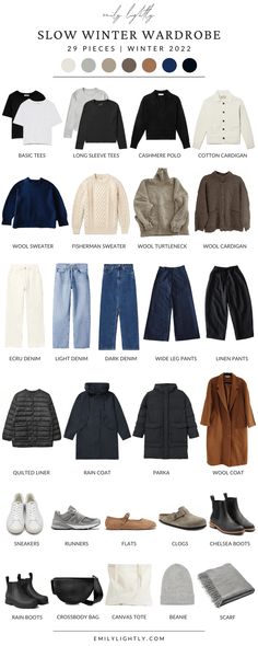 Normcore Capsule Wardrobe, Slow Fashion Capsule Wardrobe, Scandinavian Capsule Wardrobe 2023, Winter Capsule 2023, Emily Lightly, Layered Knitwear, Capsule Wardrobe 2023, Skandinavian Fashion, Fashion Capsule Wardrobe