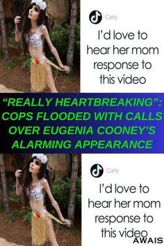 two pictures of a woman in hula skirt with the caption'i love to hear her mom response to this video '