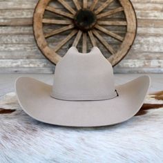 Ariat Double S Wool 3X Silverbelly Cowboy Hat p> Ariat 3X Wool Cowboy Hat  Silver Belly  Self Band With 3 Piece Buckle Set  Genuine Leather Sweatband  Individually Boxed  Crown: 4-1/4"  Brim: 4-1/4"   You will definitely look in style with this wool Ariat hat by M & F Western Products. The quality of this hat will show and it will be your favorite to wear. It features a self-band with 3 piece buckle set and genuine leather sweatband. Treat yourself to this stunning hat. Ariat Hats, M F, Cowboy Hat, Three Piece, Hat Sizes, Cowboy Hats, In Style, 3 Piece, Cowboy