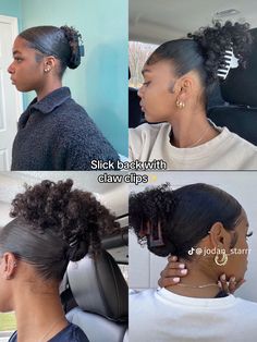 Cute Natural Hairstyles, Curls Hairstyles, Bun Styles, Hair Damage, Hairstyle Inspiration, Cool Braid Hairstyles