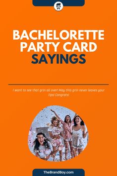 the bachelor party card says, bachelor party cards are so cute and easy to use