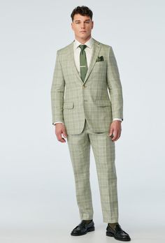 Indochino Olive Suit, Olive Blazer, Navy Suits, Olive Fabric, Blue Suits, Custom Suits, Dinner Jacket, Navy Suit