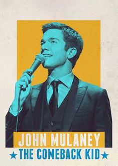 the poster for john mulaney's upcoming show, the come back kid