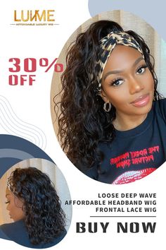 The real beginner-friendly summertime Vibe headband wig is coming!!💖 Can you refuse a versatile get-up & go wig? 🧐Code "HEADBAND30" to get 30% OFF!! Lace Headbands