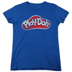 Play-doh Lid - Women's T-Shirt Women's T-Shirt Play-doh Junior Shirts, Printed Clothing, Play Doh, Womens T Shirt, Tailored Shirts, Vintage Logo, Fashion Tees, Shirt Design, Cotton Shirt