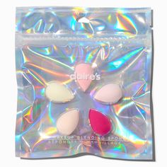 Claire's Mini Makeup Blending Sponge Kit - 5 Pack Mini Makeup Kit, Mini Cosmetics, Claire's Makeup, Tiny Makeup, Girly Tingz, Compact Makeup, Makeup Blending, Blending Sponge, Mini Makeup