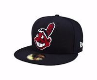 New Era 59Fifty MLB Cap Original Large Face Cleveland Indians Navy Red 5950 Hat Mlb Cap, Cleveland Baseball, Indian Colours, Indian Navy, New Era Hats, Men Baseball Cap, Large Face, Cleveland Indians, New Era 59fifty