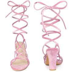 This fashionable and simple summer evening sandal has a lace-up design and a chunky heel to help shape your legs. You can wear them with many outfits like jeans, pants or a skirt. This sandal adopts a thick heel design, which is not only stable and comfortable, but also instantly enhances the overall fashion sense! Coupled with the exquisite straps, it is simply the decoration for the ankle! This sandal is also very versatile! Whether paired with a skirt or jeans, it can be easily worn. And the Adjustable Lace-up Party Heels, Evening Lace-up Sandals With Stacked High Heel, Adjustable High Heel Lace-up Sandals With Heel Strap, Strappy Lace-up Sandals With Stacked Heel, Strappy Lace-up Sandals For Spring Party, Adjustable Lace-up High Heel Sandals With Wrapped Heel, Adjustable Lace-up High Heel Sandals With Stacked Heel, Adjustable Lace-up Sandals For Spring Parties, Adjustable Lace-up Sandals With Stacked Heel