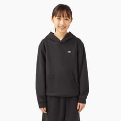 As the weather starts to cool, make the Oakport kids’ hoodie part of their daily rotation. The casual style is crafted from a comfortable cotton-blend fabric and features a convenient kangaroo front pocket. Casual Fleece Hoodie For School, Casual School Fleece Hoodie, Cotton Hooded Sweatshirt For School, Cotton Hoodie For School, Casual Sweatshirt With Drawstring Hood For School, Casual School Sweatshirt With Drawstring Hood, Black Hooded Hoodie For School, Black Hooded School Hoodie, Casual Black Hoodie For School